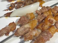 只放盐的羊肉串-红柳枝滩羊烧烤·非遗