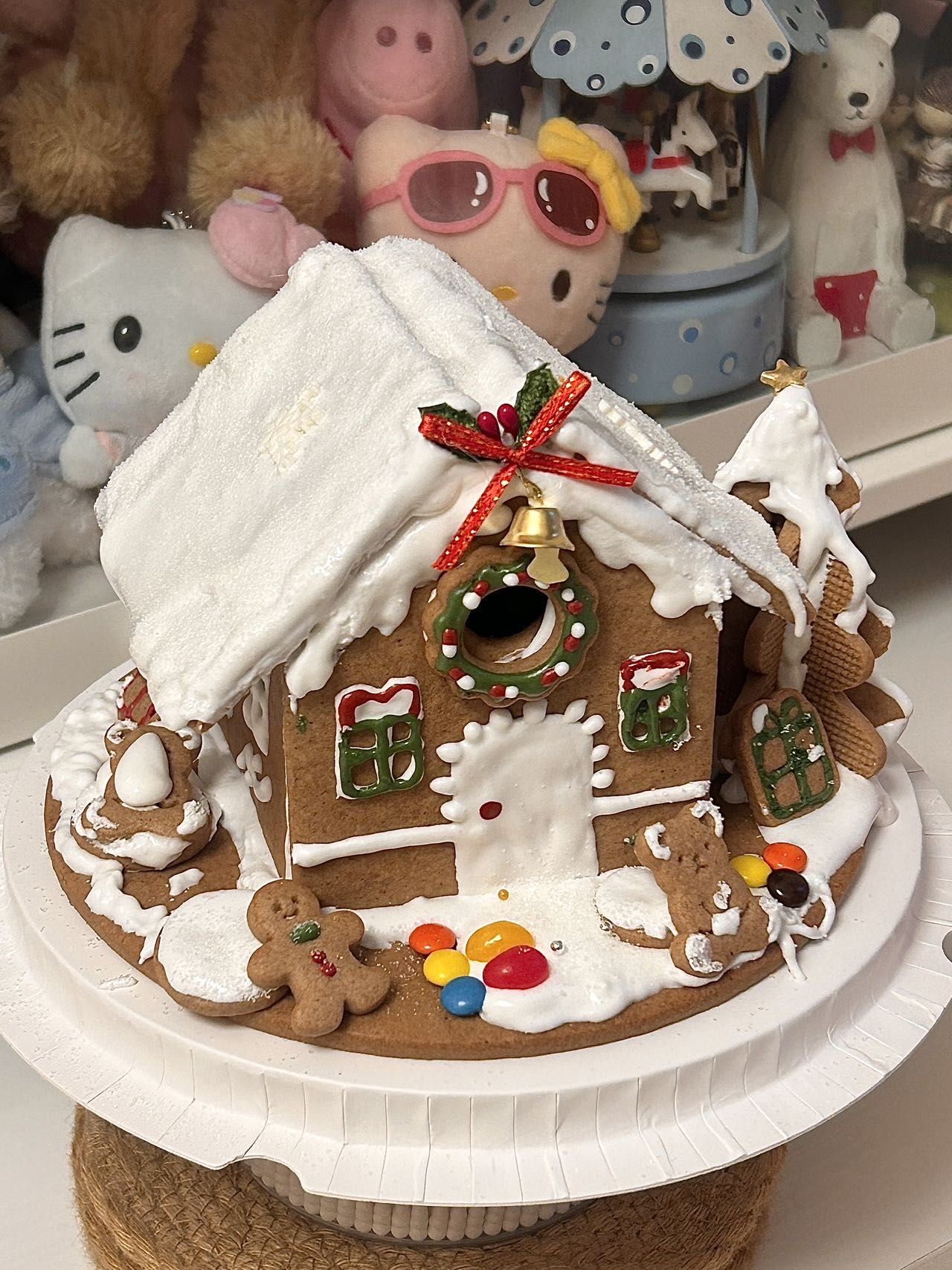 成都的!自己diy的姜饼人蛋糕屋🎄好好玩