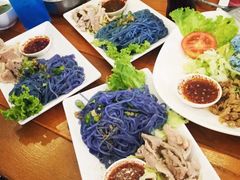 -蝶豆花蓝面条