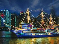 -黄浦江游览十六铺3号码头网红自助餐