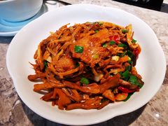 三层肉炒建瓯笋芽-四道菜·福建菜馆(新街口金鹰店)