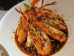 新品芥辣罗氏虾-串盟烧烤大排档·长沙美食地标(星沙店)