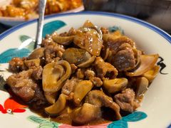 儿时鲜菇炒牛肉-广府乡下·饭庄(新港东路店)