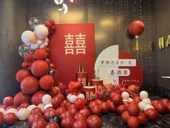 -七月气球布置订婚·宝宝宴· 求婚·生日布置(二七万达店)