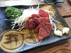 马肉刺身-ほうとう不動(東恋路店)