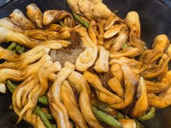 排骨豆角卷子-华盛园卷子王农家菜水库鱼