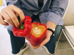 甜椒1号拿铁-YECLIP COFFEE黄色回形针咖啡
