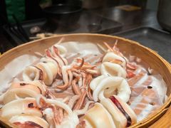 竹笼蒸鲜鱿-乔街深夜食堂·台州菜·高压锅生蚝(杭州总店)