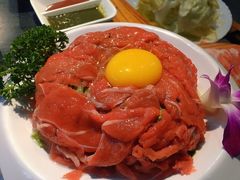 大刀手切鲜牛花腱-南门四季铜锅涮肉(左家庄店)