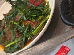 鹅血炒韭菜-陆记鹅庄·潮汕菜·狮头鹅(大仟里店)