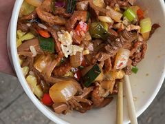 牛肉腰花二合一豆皮-周记热干面豆皮大王(桃花东街店)