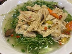 鲜腐竹银杏上汤浸有机豆苗-佛有缘·32年老字号(广州首店)