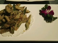 椒盐秋葵-天厨妙香素食餐厅(清华店)