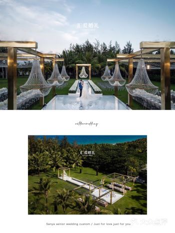 三亚婚礼｜太大气了！注定成为经典的极简风婚礼