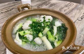 Milk Cabbage and Squid Ball Stew