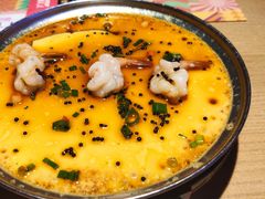 黑鱼仔鲜虾蒸蛋-丫丫厨娘·柠檬鸭(江南蓝鲸世界店)