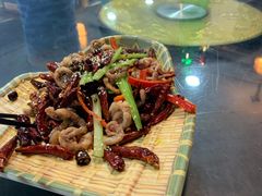 干煸鱿鱼须-东坡熬鱼馆(天泰路店)