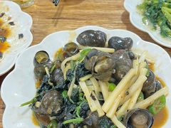紫苏酸笋炒田螺-南记食粥坊·宵夜大排档(莲花总店)