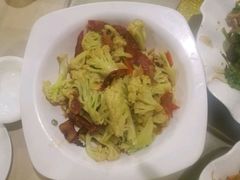 菜花炒腊味-旭璟酒家·传统粤菜·湘菜(逸景路店)