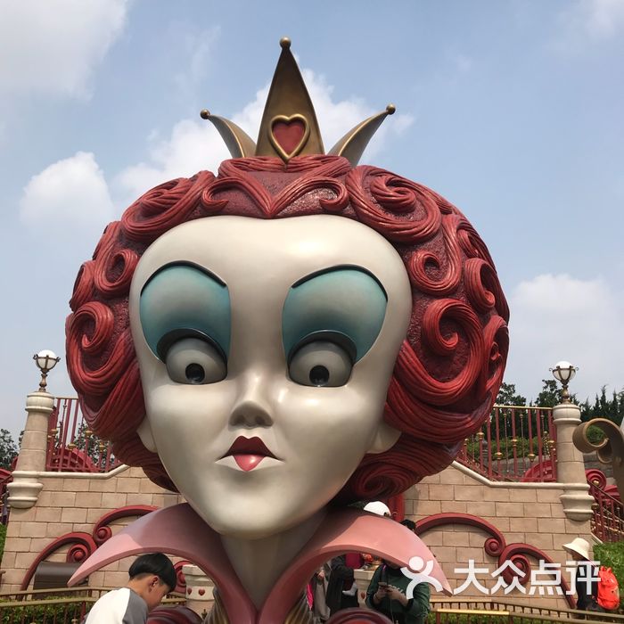 上海迪士尼红皇后图片