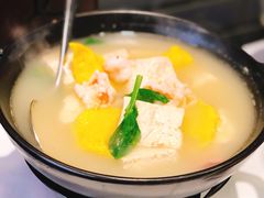 上汤炖蛋饺柴锅豆腐-到家尝北京菜(西坝河店)