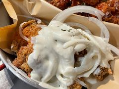 炸鸡一半一半-富乐满韩国正宗炸鸡韩国料理(虹泉路店)