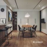 　　原本的一个次卧被拆除，将客厅场域扩展出一部分
