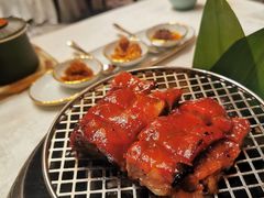 蜜汁黑毛猪叉烧-东海朗廷酒店-唐阁T’ANG COURT 中餐厅