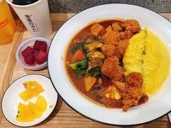 炸鸡块咖喱蛋包饭-池奈·咖喱蛋包饭(熙地港店)
