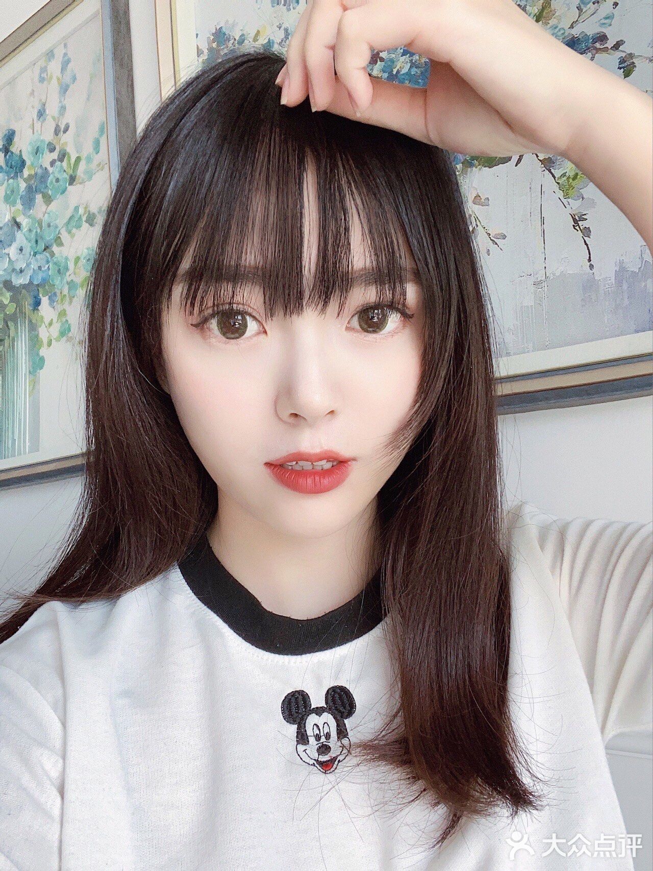 lisa发型超a漫画刘海适合高额头的女孩儿发型