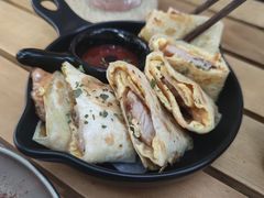 豬排蛋餅-甘单茶事小馆(洋河店)