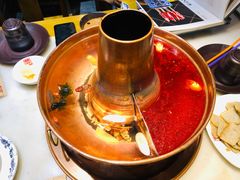 老爆三鸳鸯锅底-京门老爆三·铜锅涮肉 爆肚(望京店)