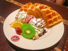 水果冰淇淋松饼-漫咖啡(奥体店)
