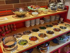 自助调料区-强盅盅重庆市井火锅店(中央大街店)