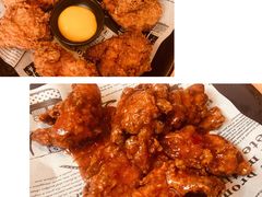 炸鸡双拼-鱼籽村秘制拌饭(崇文门店)