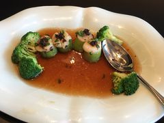 澳洲带子蒸丝瓜-丽晶轩中餐厅(重庆丽晶酒店)