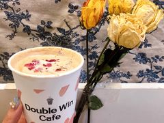 玫瑰拿铁咖啡-Double Win Coffee(建国中路店)