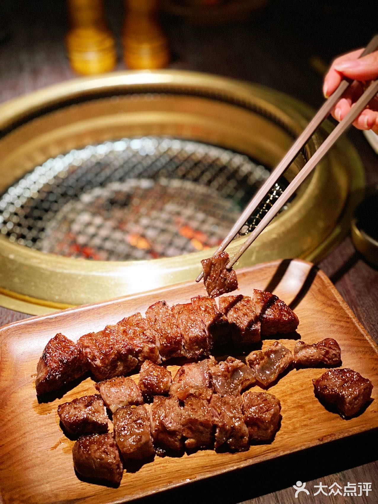日式浪漫烤肉，氛围感十足🌹~