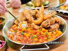 必点炸鸡翅配年糕-HOTISLAND海鸡岛·韩国料理(江南西店)