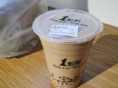 燕麦奶茶-1点点(蓝村店)