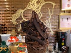 浓醇黑巧味软冰淇淋-GODIVA(海岸城店)