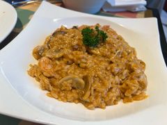 鲜虾蘑菇鸡肉饭-安妮意大利餐厅(国贸店)