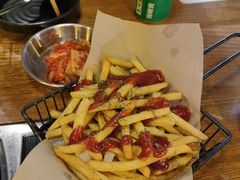 炸薯条-包装马车·韩国料理·포장마차