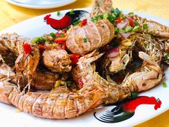 椒盐濑尿虾-美美小海鲜