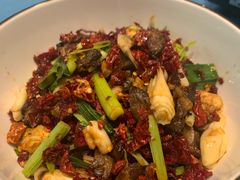 皱皮椒炒自熏腊牛肉-天怡·鱼工厂(梅溪湖店)