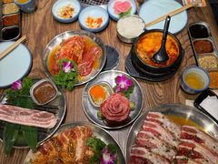 -明洞阿姨·韩式酱蟹烤肉·创意料理(三元桥店)