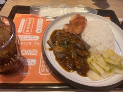 鱼香茄子鸡扒饭-大快活(丽丰店)
