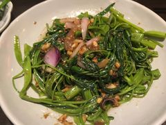 马拉盏炒通菜-大头虾越式风味餐厅(光明广场店)