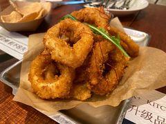 酥炸鱿鱼圈附大蒜蛋黄酱-卡朋厨房(289艺术园区店)