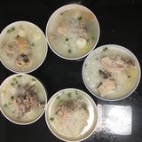 鬼怪[鬼脸]健脾养胃食谱系列：淮山鸡肉粥。
